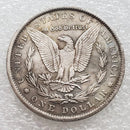 1891 Hobo Morgan  Dollar – Skull Zombie Skeleton Design Coin