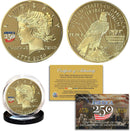 America 250th Anniversary 1776-2026 Peace Dollar en - Medallion Coin