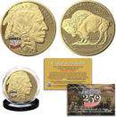 America 250th Anniversary 1776-2026 American Indian Head Buffalo en - Medallion Coin