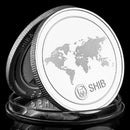 Shiba Inu & Dogecoin Physical Coins – Gold-Plated SHIB & DOGE Collectible Souvenir Set