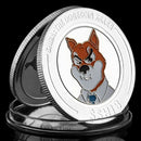 Shiba Inu & Dogecoin Physical Coins – Gold-Plated SHIB & DOGE Collectible Souvenir Set