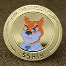 Shiba Inu & Dogecoin Physical Coins – Gold-Plated SHIB & DOGE Collectible Souvenir Set