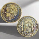 1944 1 Peseta, 5 Ptas 1957, Pesetas coin, Alfonso XIII coin, 1 Peseta coin, 1957 5 Ptas coin, 1975 Juan Carlos coin, 25 Peseta coin, 25 Ptas coin, 5 Peseta coin,