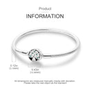 Broken Pan-dora Bracelet: 100% S925 Sterling  Tree Of Life Snake Bone Foundation Chain Bracelet For